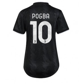 Juventus Paul Pogba #10 kläder Kvinnor 2022-23 Bortatröja Kortärmad